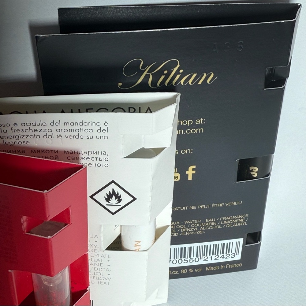 Kilian, Valentino Born In Roma, Valentino, Guerlain Aqua Allegoria  4 Samples - Picture 5 of 8
